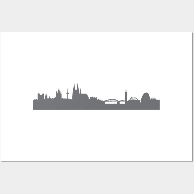 Cologne in gray Wall Art by 44spaces